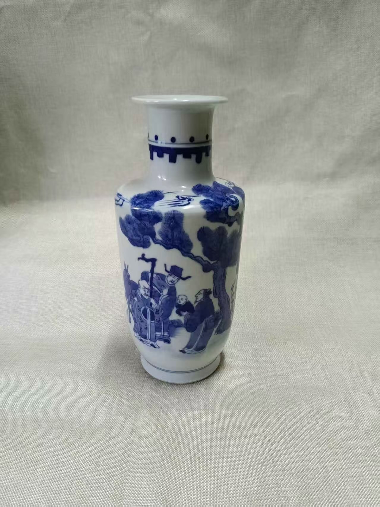 100131金华其青花瓶