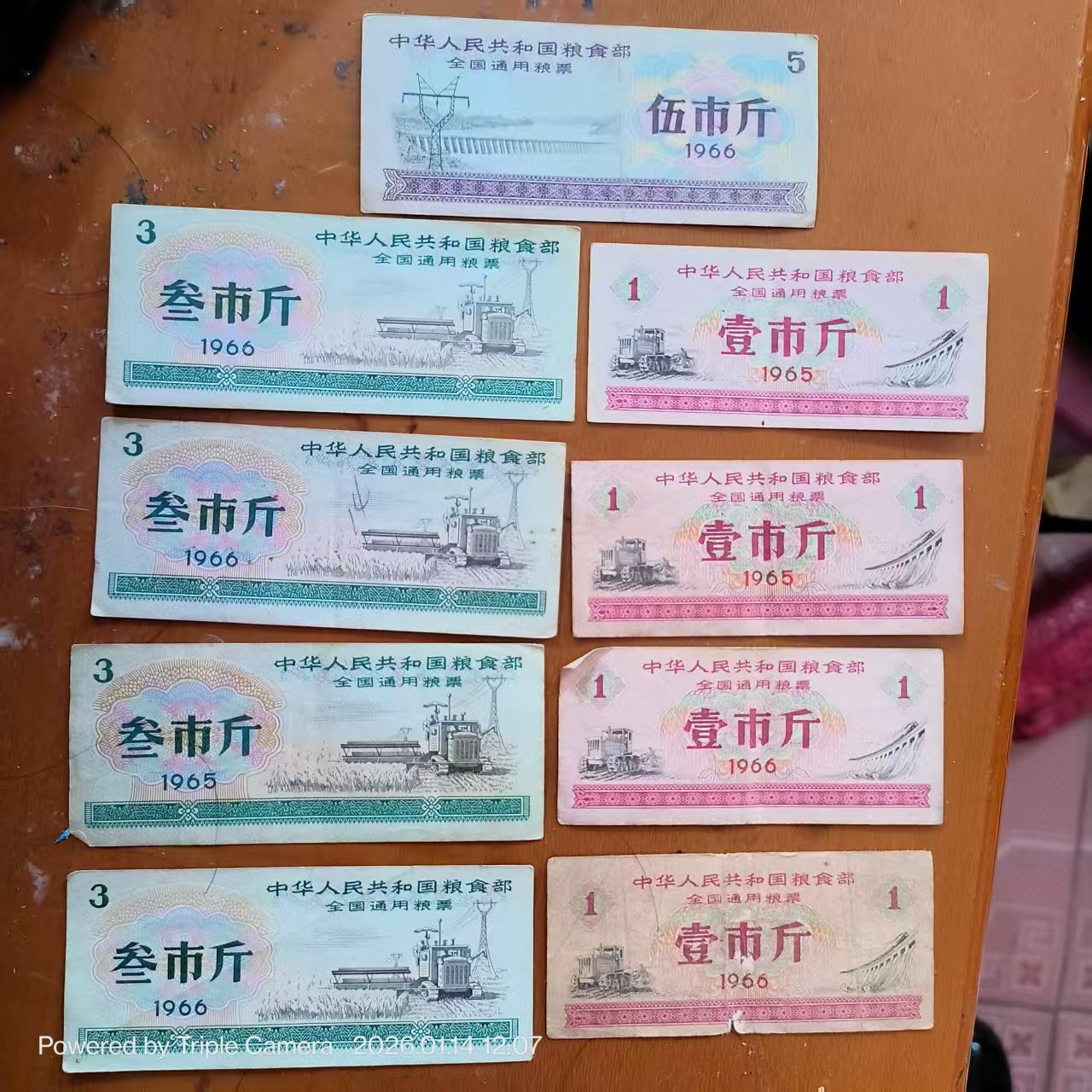 100142张惠球粮票